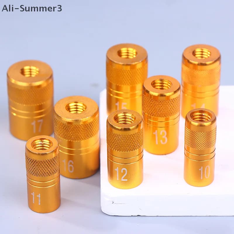 2Pcs 10-17CM Plunge Net Connector Fishing Rod Plunge Net Connector Screw Plunge Net Head Connector DIY Plunge Net Head