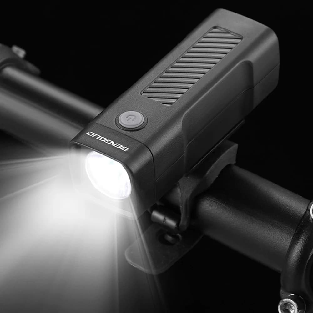 Bright Bicycle Light T6 LED anteriore USB ricaricabile MTB Mountain Bicycle Lamp 100LM Bike Headlight torcia elettrica ciclismo Scooter