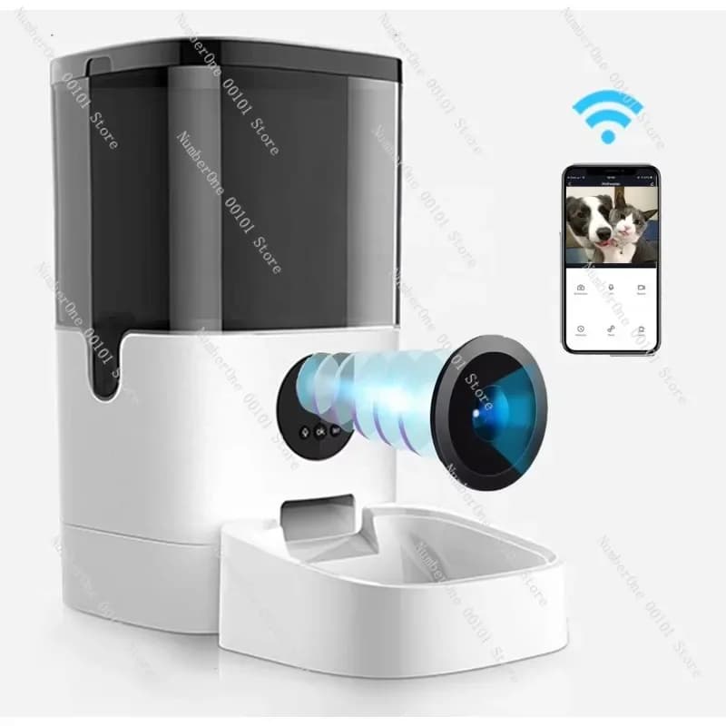Alimentatore automatico per animali domestici Tuya Smart Wifi con fotocamera e promemoria temporizzato