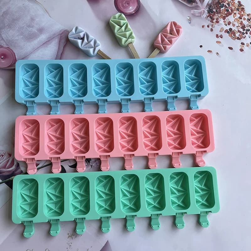 1 pz stampo per gelato in silicone fai da te dessert fatto in casa succo di frutta stampo per ghiaccioli