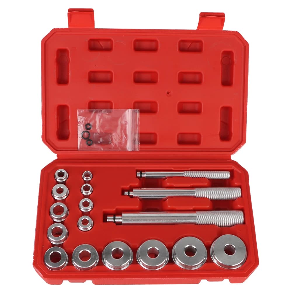 Bearing Disassembly Tool Repair Kit 17 Pcs/Set Seal Driver Installer Remover Automotive Tools Aluminum Wheel Bearing Kit