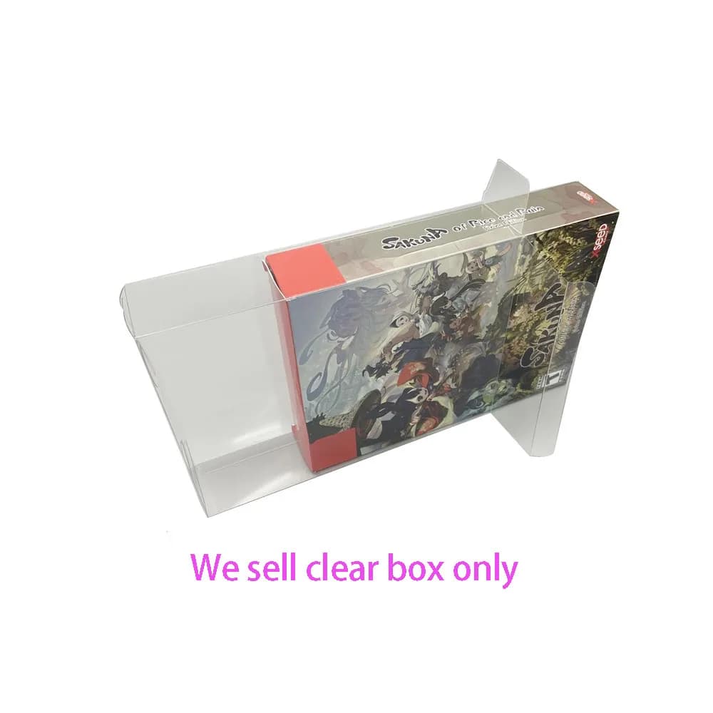 ZUIDID Custodia protettiva in PET trasparente Per SWITCH NS Sakuna: Of Rice and Ruin Vetrina portaoggetti versione USA Custodia da collezione