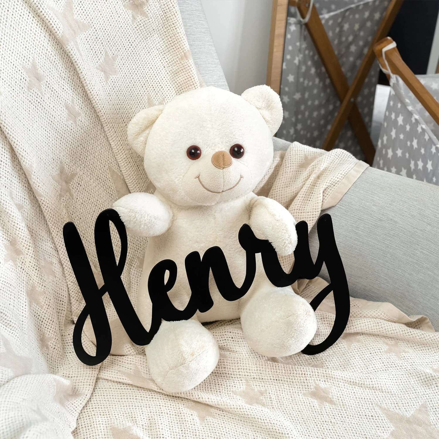 1pc Customized wooden name logo, Customizable letters or names, Perfect home decoration, holiday decoration