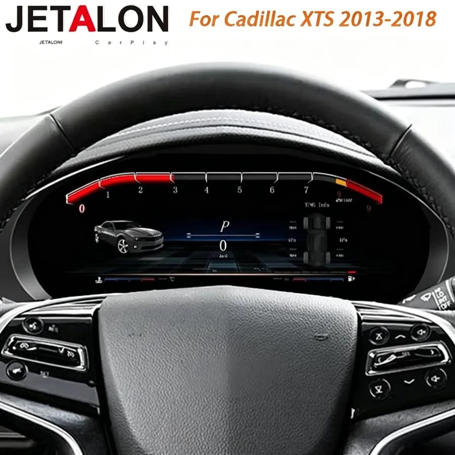 Cruscotto Digitale Virtuale da 12.3'' - Aggiornamento Smart del Quadro Strumenti con Schermo LCD Tachimetro per Cadillac XTS 2013-2018