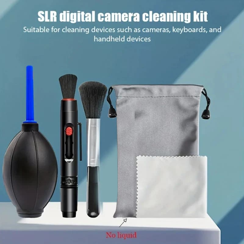 Mirrorless Slr digital camera cleaning set, portable screen keyboard, air blowing, suitable for fabric cleaning set for Canon Nikon lenses