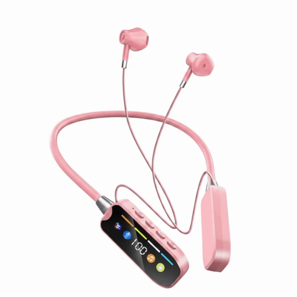 Bluetooth 5.4 Wireless Earphones HiFi Stereo LED Display Bluetooth Headset Waterproof Noise Reduction Sports Headset Gaming