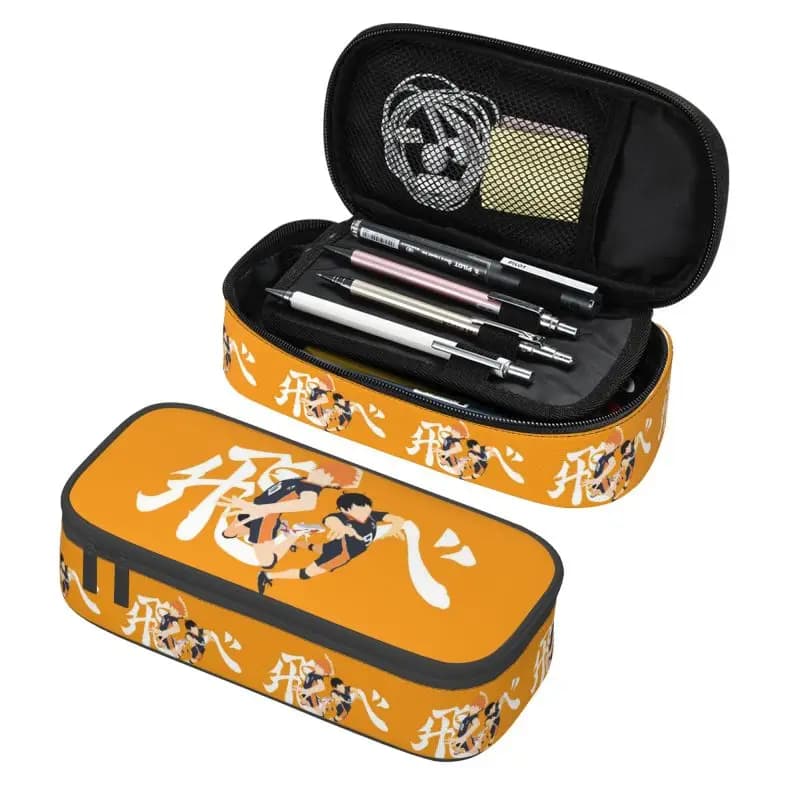 Astuccio Kawaii Haikyu Yu Nishinoya per Ragazze e Ragazzi, Personalizzato Anime Manga, Grande Portapenne, Scatola per Cancelleria