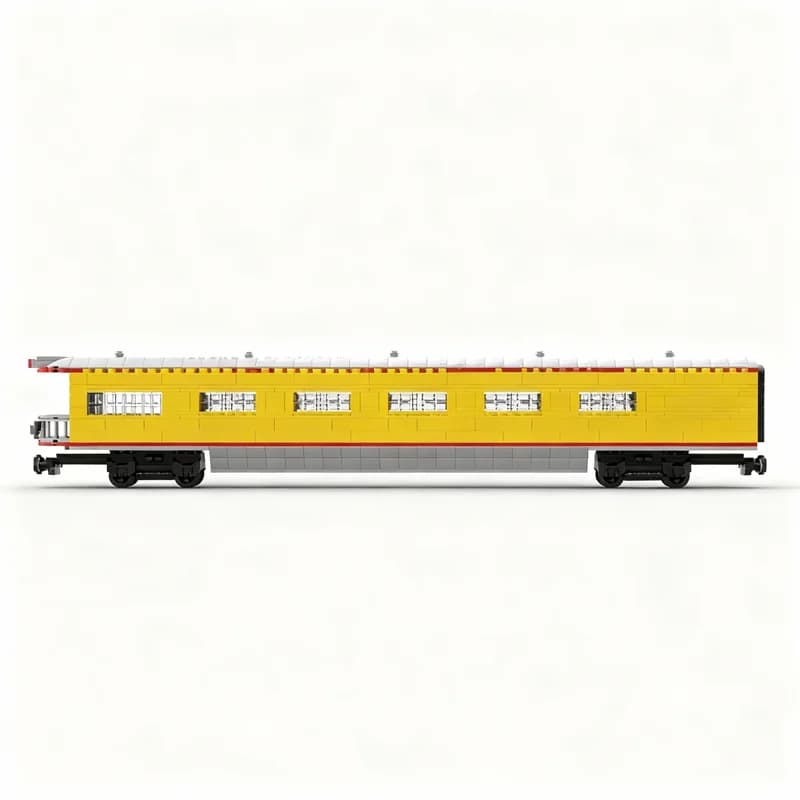 770 Pezzi MOC Modello di Treno Passeggeri Union Pacific, Blocchi da Costruzione, Giocattolo Creativo Fai-da-Te, Regalo di Natale