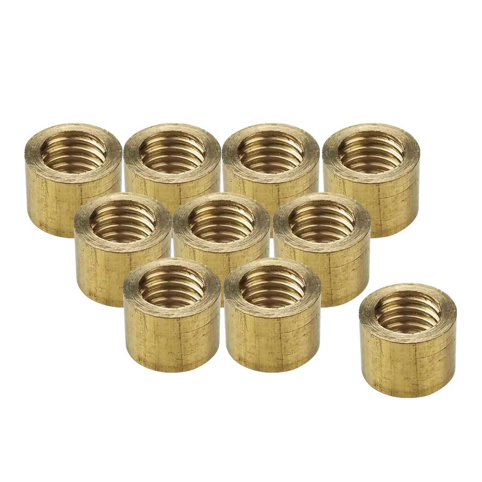 Snooker Ferrule Set Billiard Cue Copper Repair Tube Durable Brass Hoop Accessories for Pool Table Maintenance