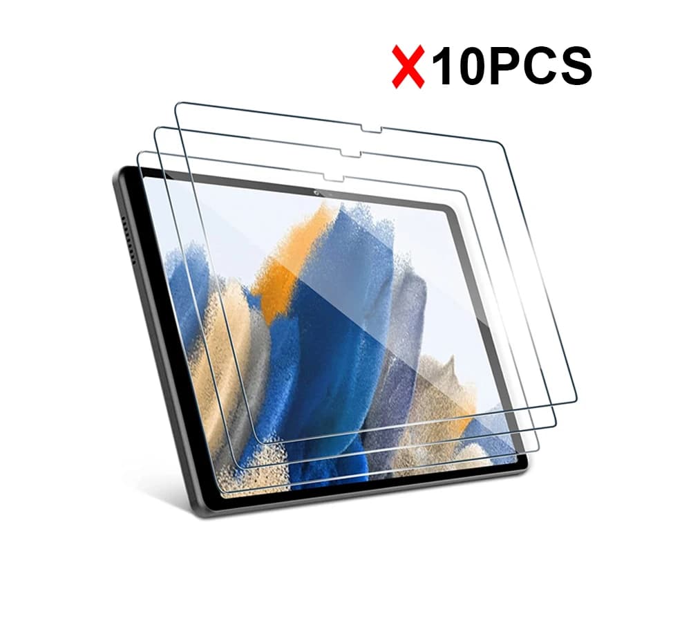 Per Samsung Galaxy Tab a7 tablet A8.0 T387 anti-impronta trasparente s2 T710 P200 vetro temperato proteggi resistente ai graffi 10 pezzi