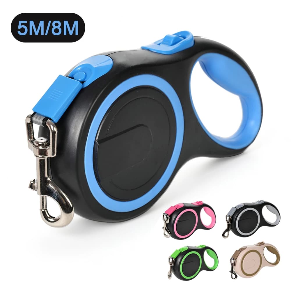 Strong Automatic Retractable Dog Leash 5M/8M Pet Roulette Lead for Small to Large Dogs Cats Walking Golden Retriever Big Dog Lea