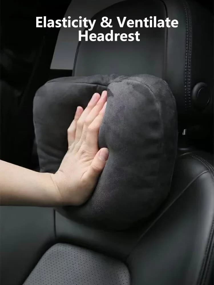 Cuscino da viaggio per collo ad alta resilienza, cuscino cervicale ergonomico per ufficio in auto, cuscino di supporto per il collo regolabile per la testa N