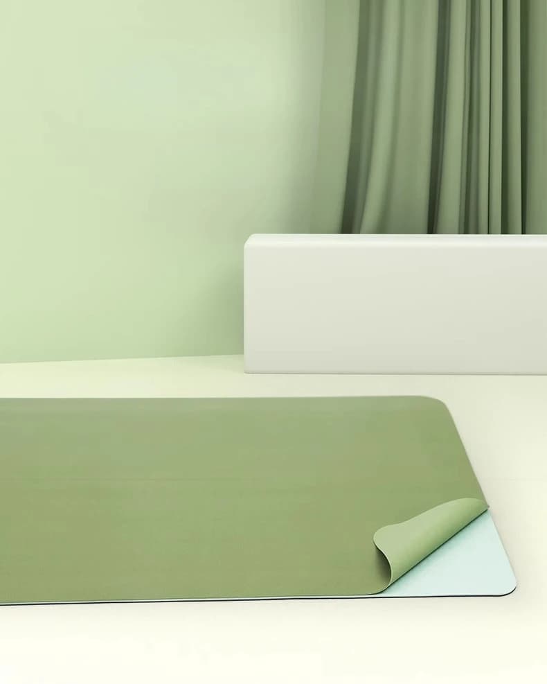 Copertura per tappetino da yoga professionale: lenzuolo da yoga antiscivolo in gomma naturale, coperta per esercizi pieghevole portatile per pilates e pratica in studio