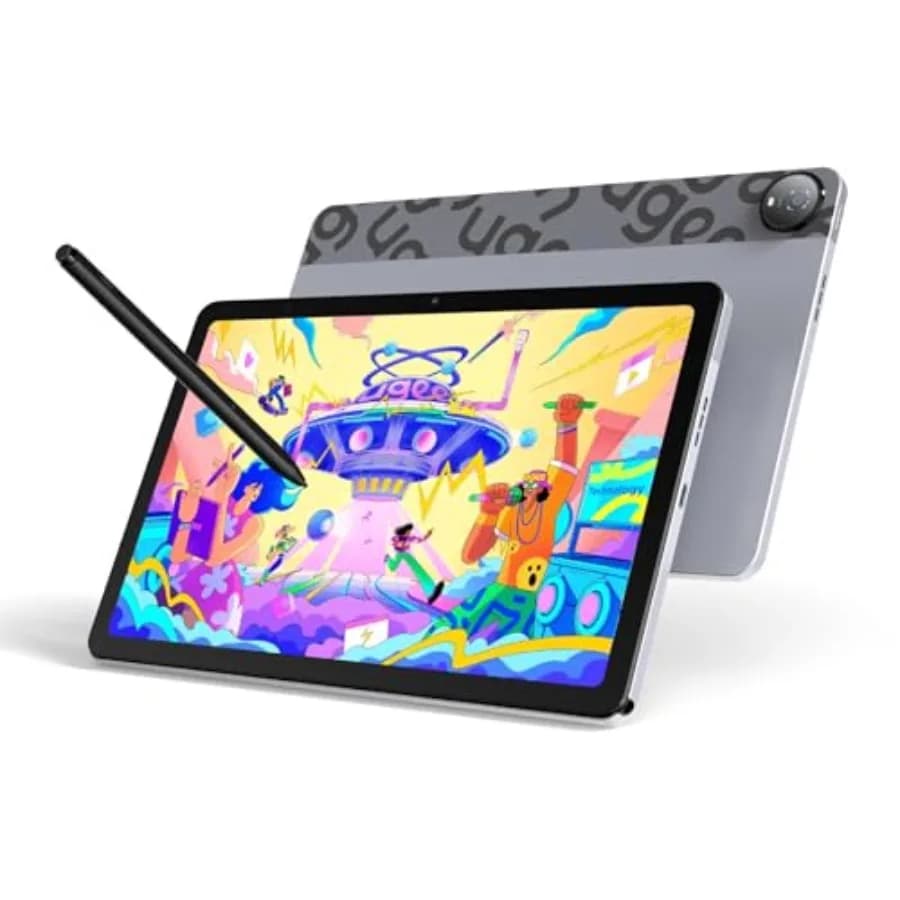 Tavoletta grafica standalone per arte digitale, corpo in lega di alluminio, finitura nero opaco, schermo 2K Ultra HD completamente laminato da 10,36 pollici A