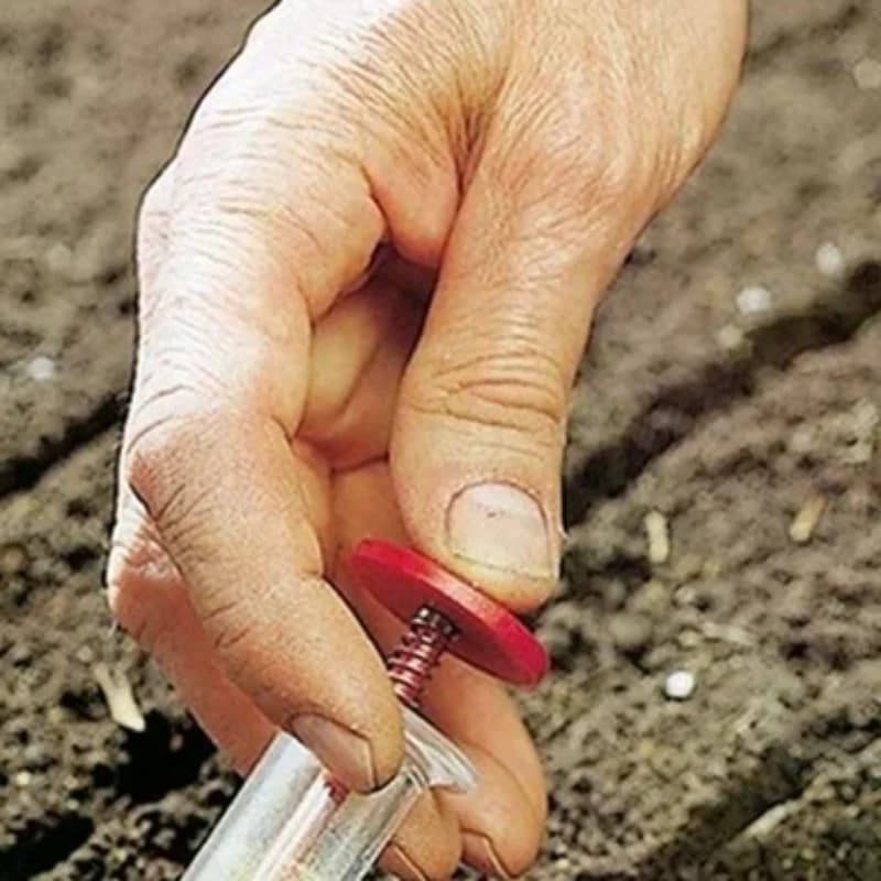 1pcs Handheld Seed Dispenser, Mini Manual Seeder Tool For Garden Planting, Flower Pot & Garden Bed Essential Gardening Supplies