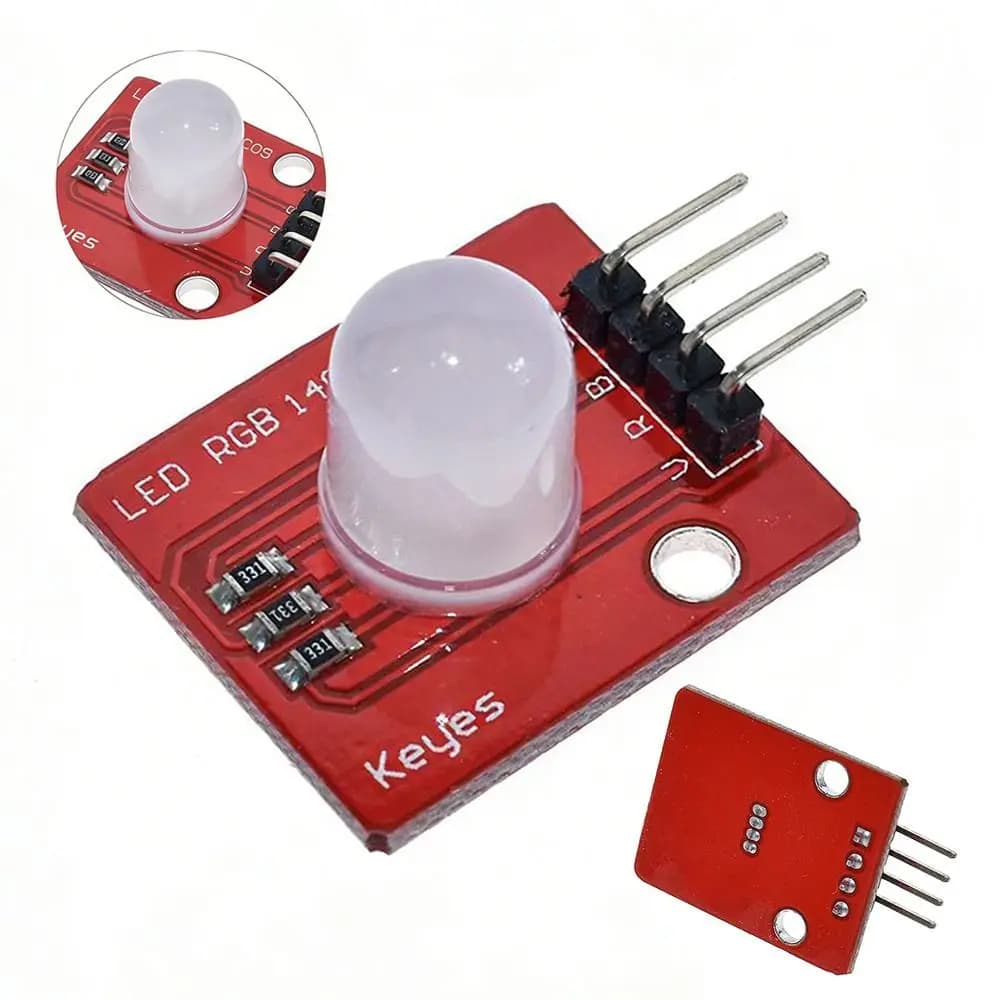 10mm Super Bright Full Color LED Module, Programmable Electronic Blocks, Diode Light emitter for Arduino