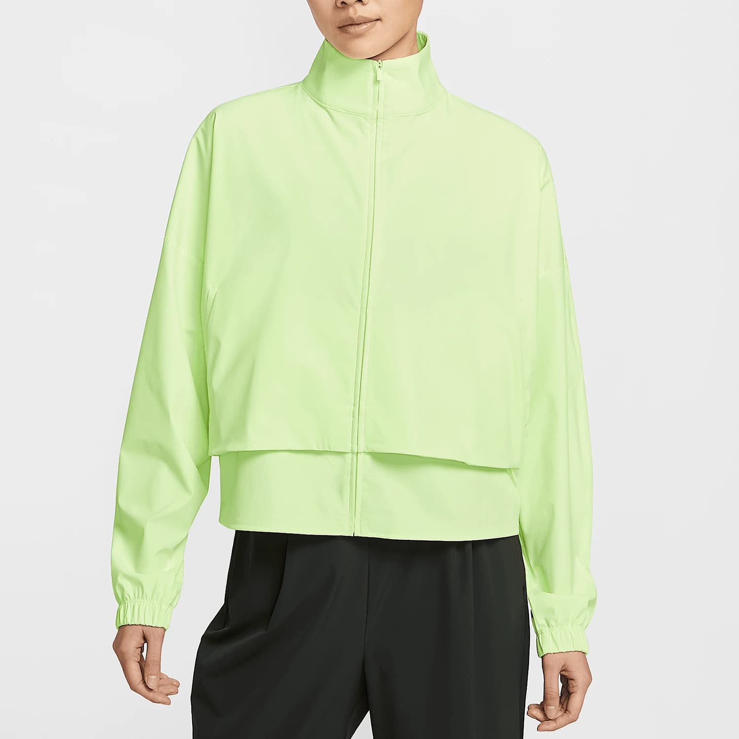 Nike genuine Dri FIT women's full-length zipper open top jacket HJ0964-701