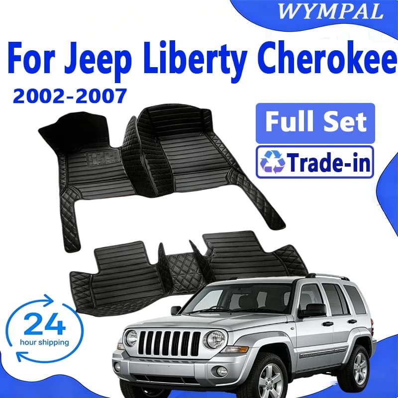 Car mats for Jeep Liberty Cherokee KJ 2002 ~ 2007 Classical version Waterproof Mats Alfombrillas Car accessories