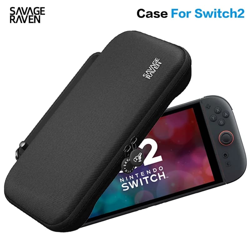 Nuova custodia da trasporto Savage Raven di Skull & Co. EDC per Switch 2025 2 Borsa portaoggetti con guscio rigido otable per console di gioco NSW 2