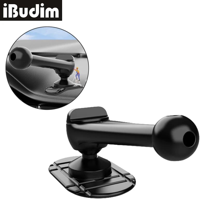 Car cellular base Base with 17 mm ball head for car dashboard phone support 360 ° Car bracket accessories for car phone with rotation