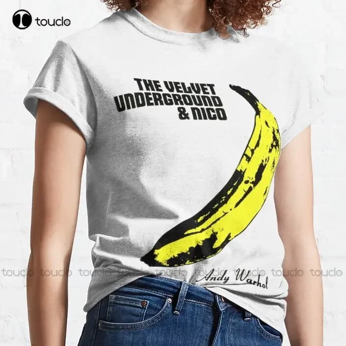Nuova maglietta classica The Velvet Underground Camicie da golf per uomo Maglietta in cotone S-3XL unisex