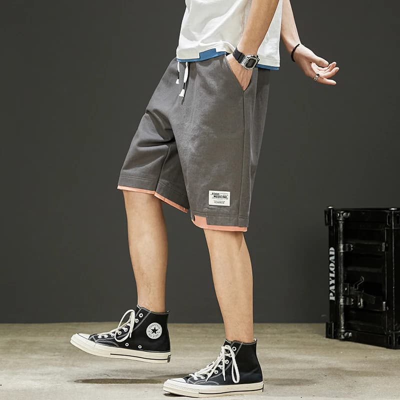 Pantaloncini Sportivi da Uomo Versatili per Allenamento Estivo di Pallavolo, Leggeri e Traspiranti, Modello Casual a Cinque Quarti