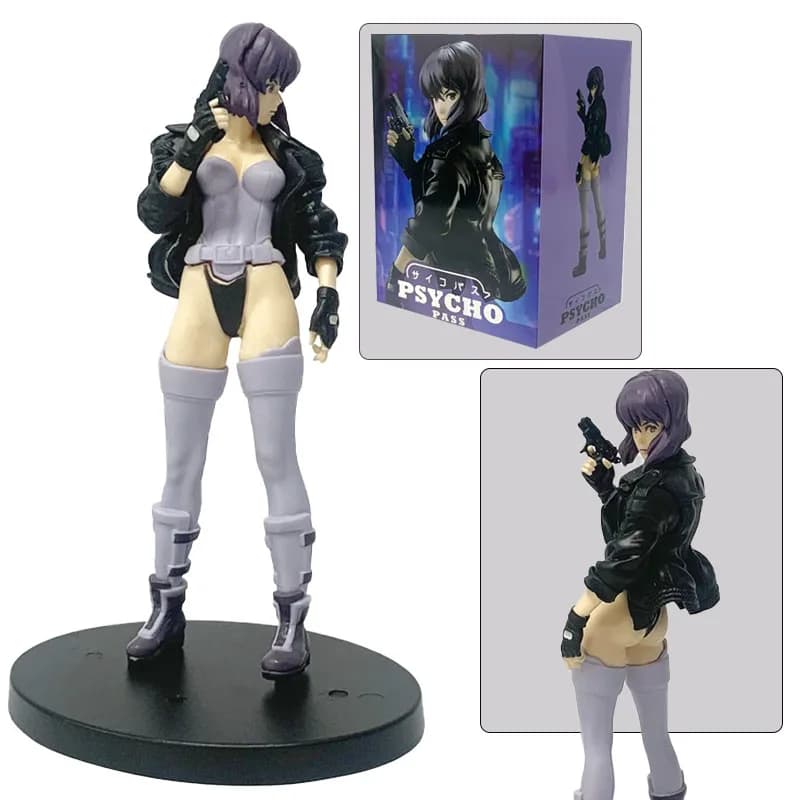 In magazzino 18 centimetri Anime AC Action Figure Motoko Kusanagi Figura Modello Ornamento Camera PVC Da Collezione Modello Bambola Giocattoli Ragazzi Regali