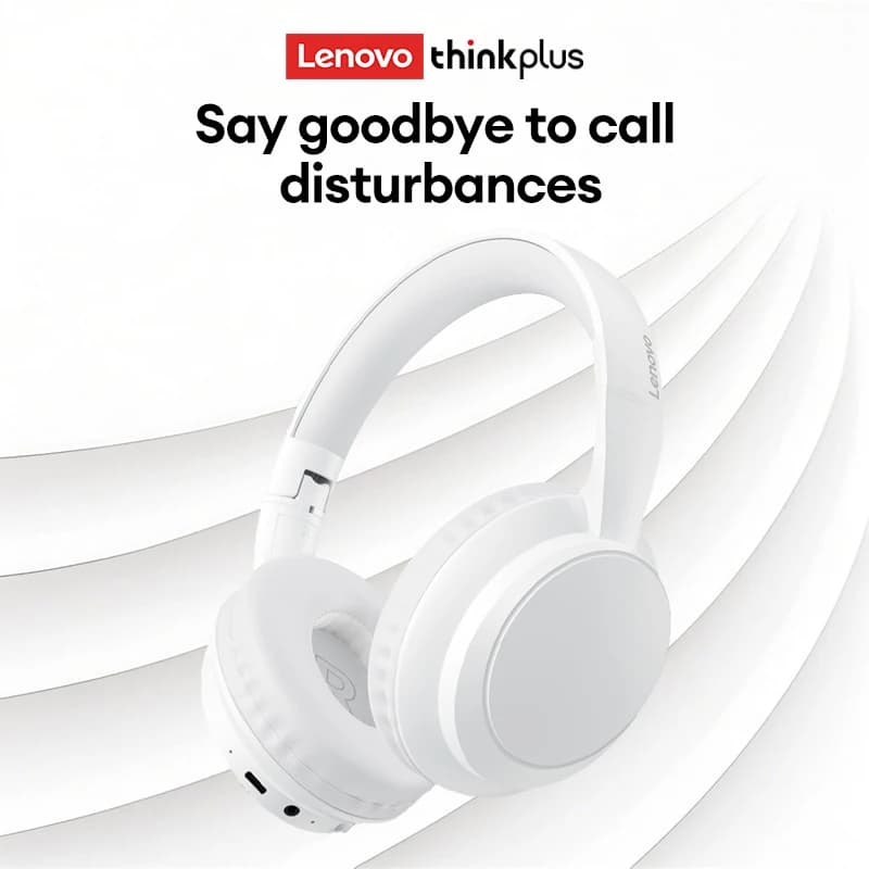 Lenovo TH11 Cuffie over-ear Wireless Bluetooth 5.4 HI-FI Surround Auricolari da gioco cablati 24 ore Cuffie a lunga durata Comfort