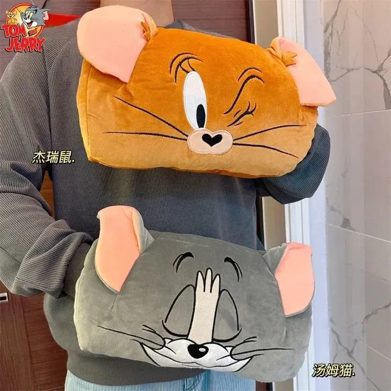 32CM Tom e Jerry peluche Anime figure carino morbido Tom gatto Jerry Mouse peluche caldo cuscino a mano peluche bambola giocattoli regalo