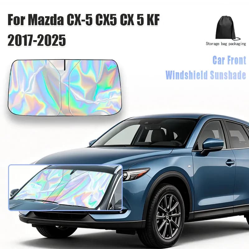For Mazda CX-5 CX5 CX 5 KF 2017-2025 Car Windshield Sunshade Cover Front Window Sun Shade Visor Auto Interior UV Protection