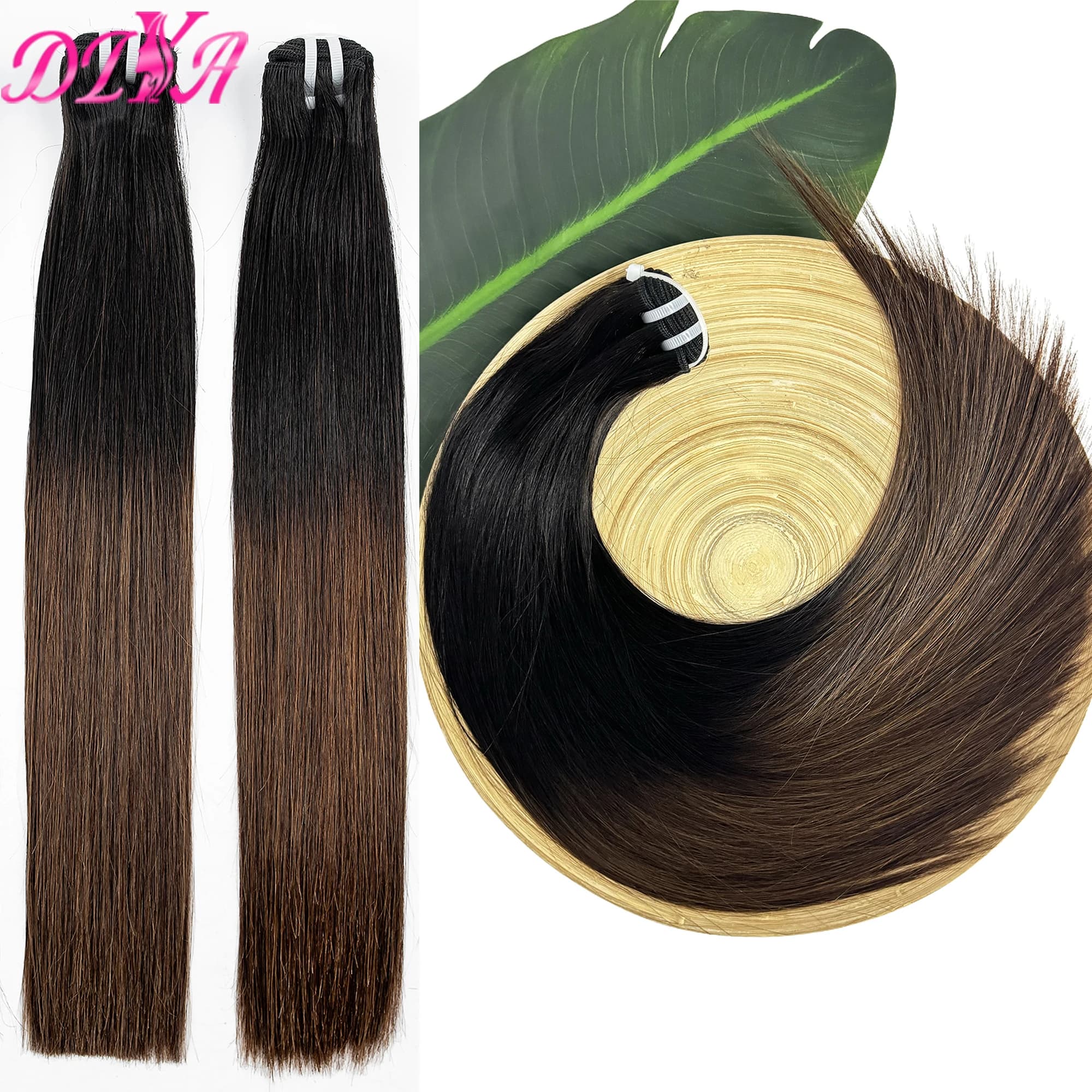 Extension di Capelli Umani Vietnamiti Super Double Drawn, Lisci come un Bastoncino, da 6-30 Pollici, Non Trattati, Vergini