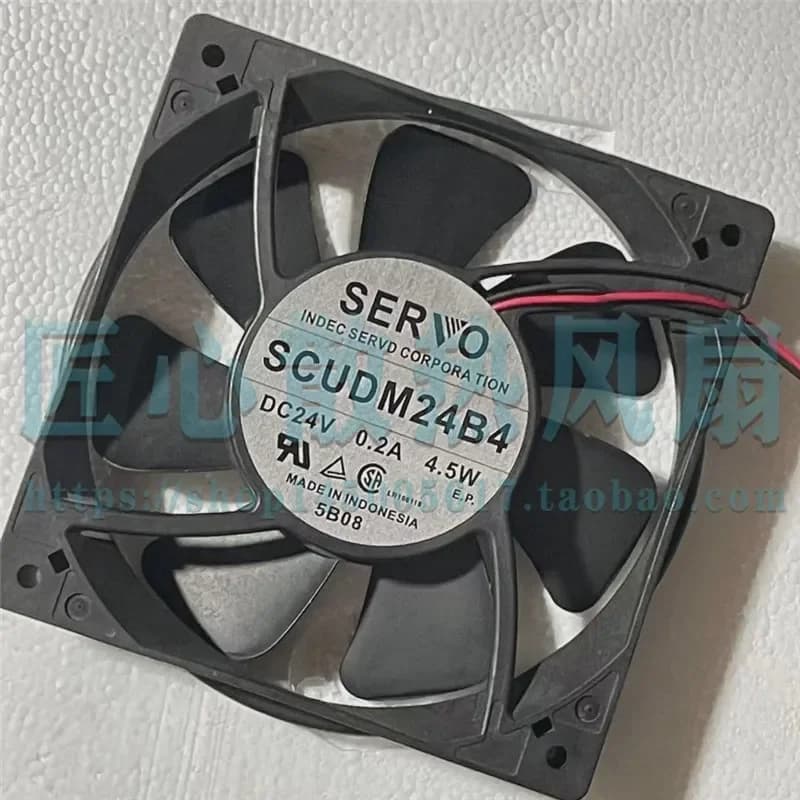 Original Genuine Japanese SERVO Servo Fan for SCUDM24B4 DC24V 0.2A 4.5W 12025 12CM