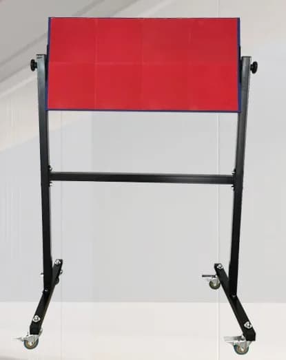 Rimbalzo professionale per palline da ping pong, allenamento personalizzato, 8 pezzi, da ping pong, in gomma rossa