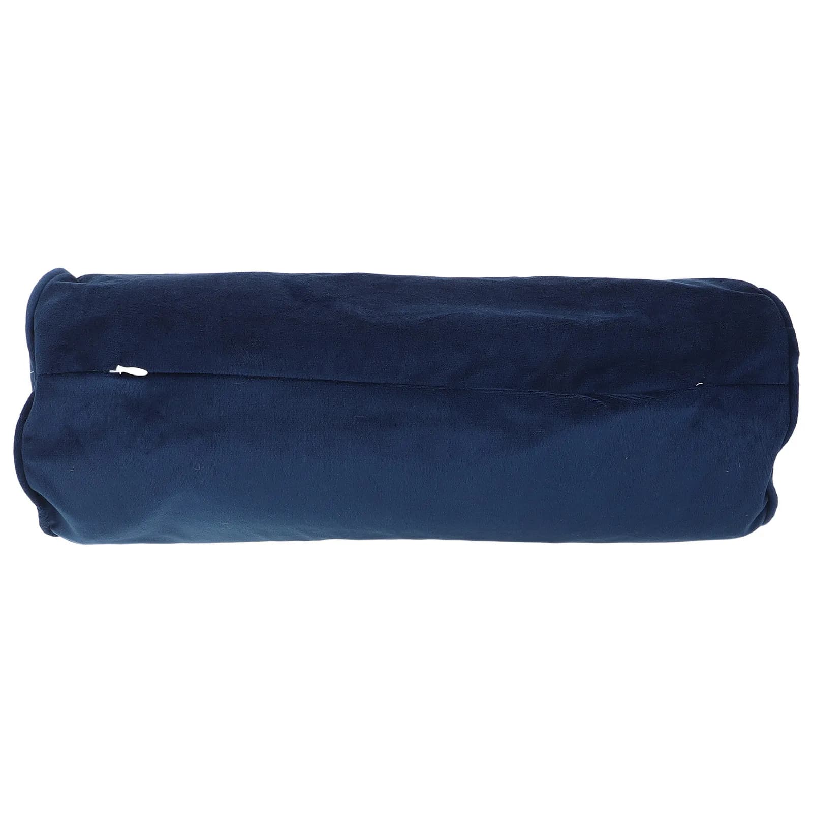 Fodera per cuscino cilindrico rotondo con cerniera, morbida e accogliente, per viaggi, yoga, spa, divano, camera da letto, soggiorno, 40x15cm
