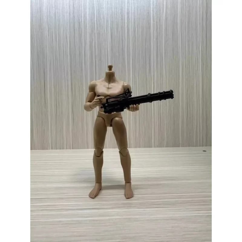 Modello di Minigun Gatling in Scala 1/12 M134, Modello di Pistola in Plastica da 7,5 cm, Accessorio per Action Figure, Adatto per Corpo di Soldato Maschio da 6 Pollici