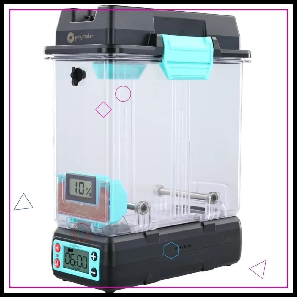 Essiccatore e Contenitore per Filamenti di Stampa 3D con Controllo del Calore, Compatibile con PA, PLA, PETG, ABS, TPU 1.75mm 2.85mm