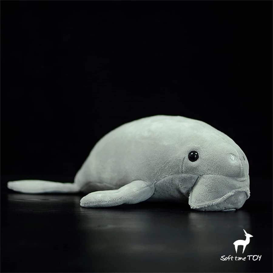 Manatee High Fidelity Anime Cute Dugong Plushie Sea Cow peluche animali realistici simulazione bambola di pezza Kawai Toy Gifts Kids