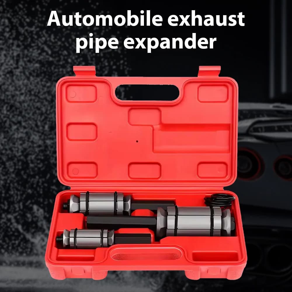 3 Piece Expanding Pipe Expandor Set from 1/18" to 3-1/2" Expanding Pipe Expandor Set for Escape Pipes Set of Auto Repair Tools Expanding Tool for exhaust silencer