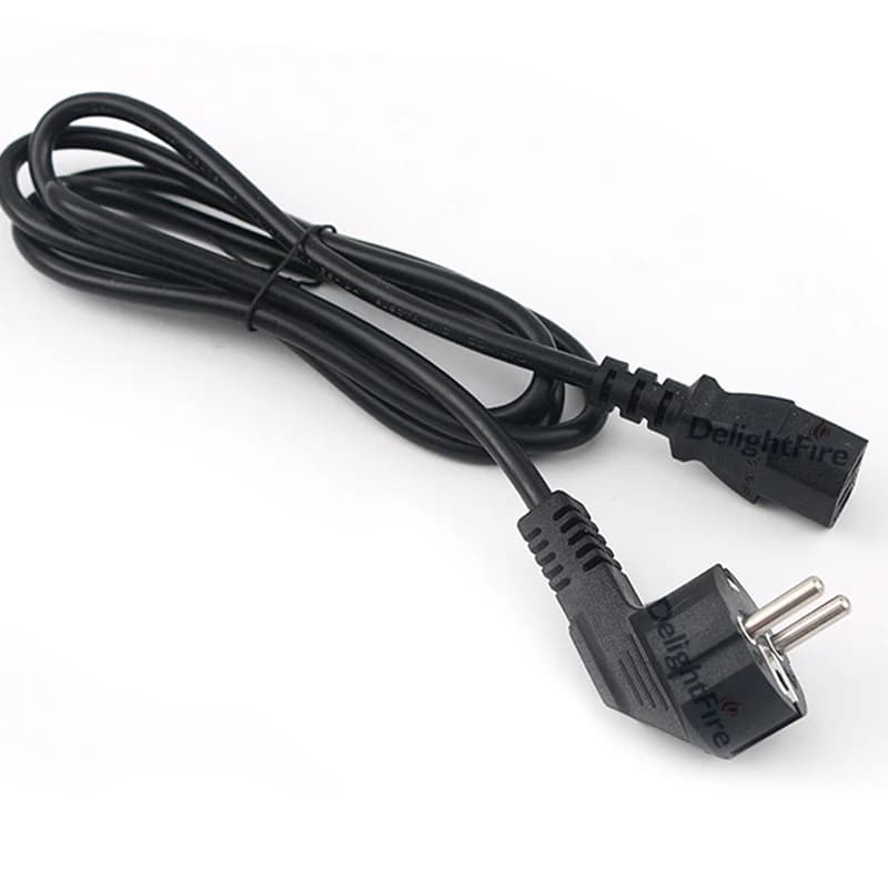 Cavo di Alimentazione EU per PC 1.2m/1.5m/1.8m, Cavo di Alimentazione per Laptop Samsung LG Sony TV, Alimentatore per Monitor Samsung PS2 3