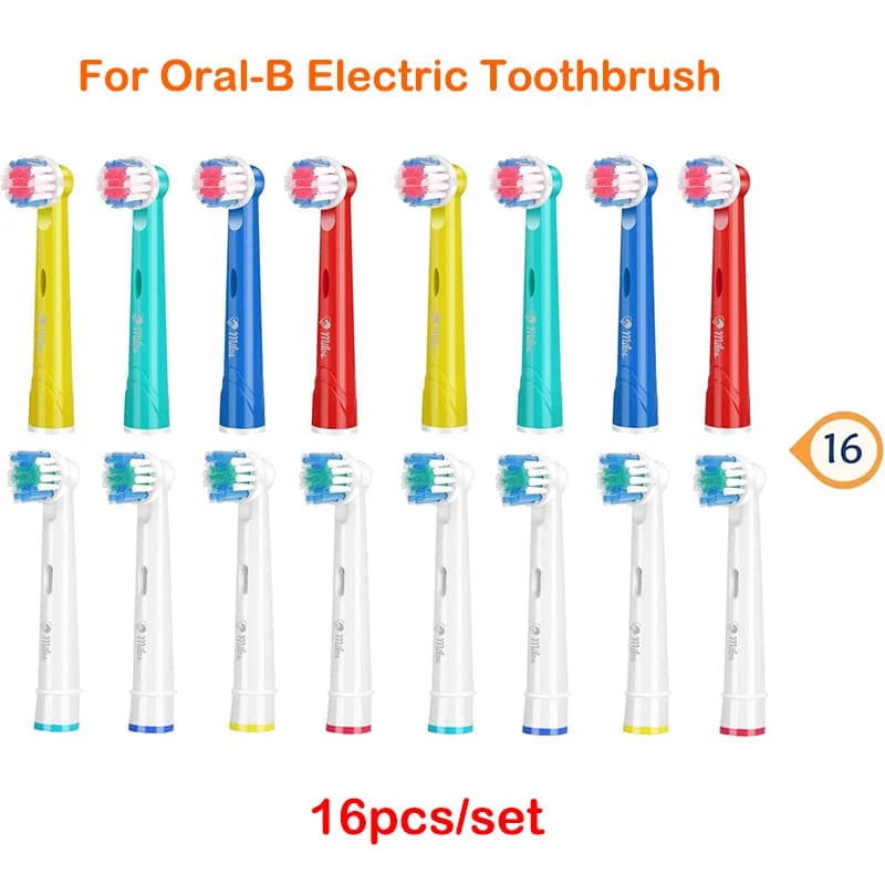 4/8/16 spare parts for toothbrush compatible with Oral-B Braun heads for professional electric toothbrush heads for cleaning brush