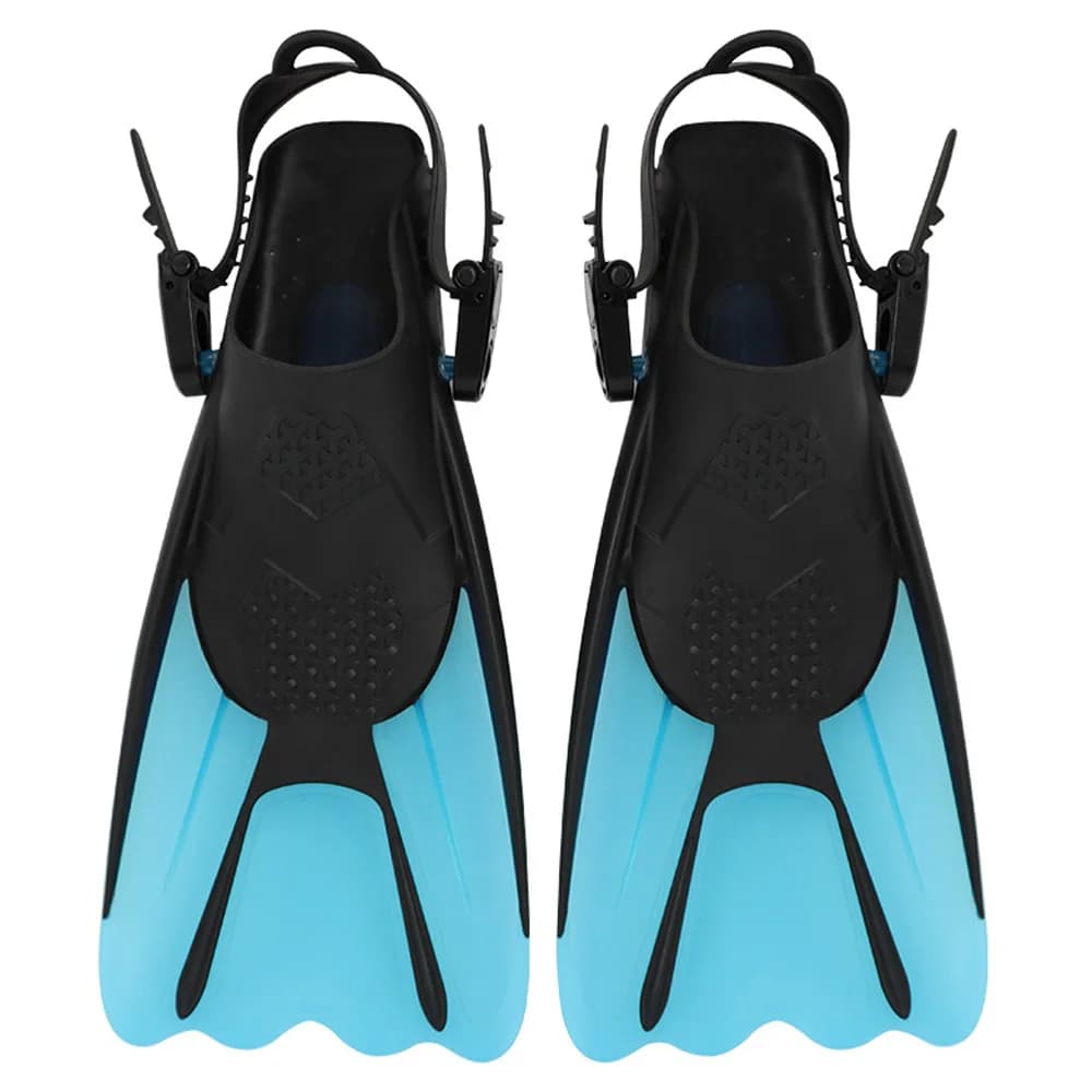 Adult Snorkeling Pins Adjustable Swimming Pins 34-43 TPE Handheld Frog Shoes for Free Dive E303
