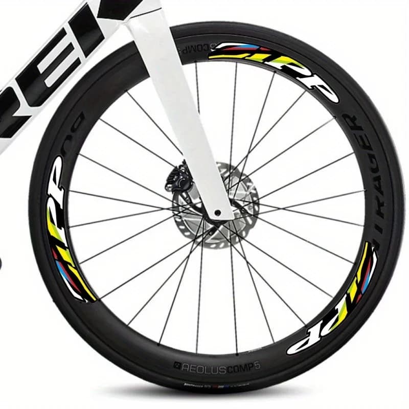 13Pcs Firefinch Rainbow Zipper Bike Stickers for Road Bike Carbon Fiber Wheels Wide Mountain Bike Rims Decals
