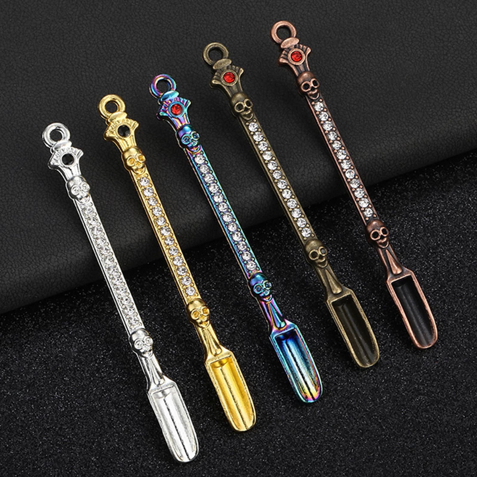 Metal Mini Spoons Portable Tiny Measuring Spoons Multi-Functional Small Scoop For Sugars Salt, Spice, Coffee, Baking & Cooking
