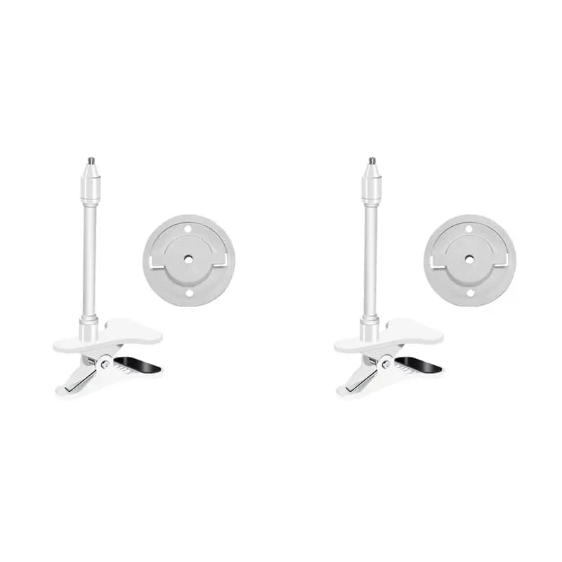 FULL-2X Supporto flessibile per monitoraggio con morsetto, asta regolabile per TP-Link Tapo C200 C210 C220 C201, supporto per telecamera