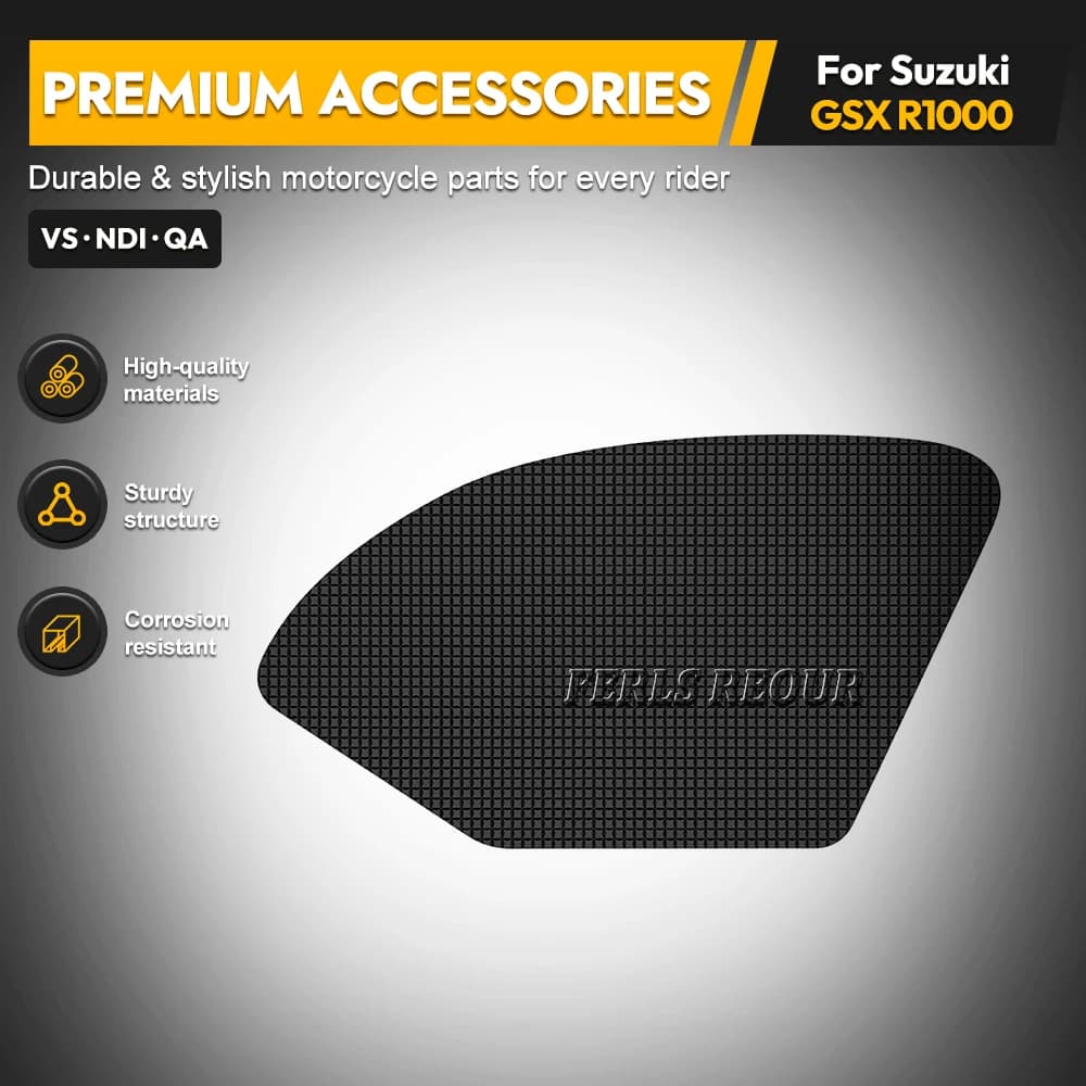 Adesivo antiscivolo in silicone per serbatoio carburante, look minimalista, per moto SUZUKI GSX R1000 2017-2023, accessori moto