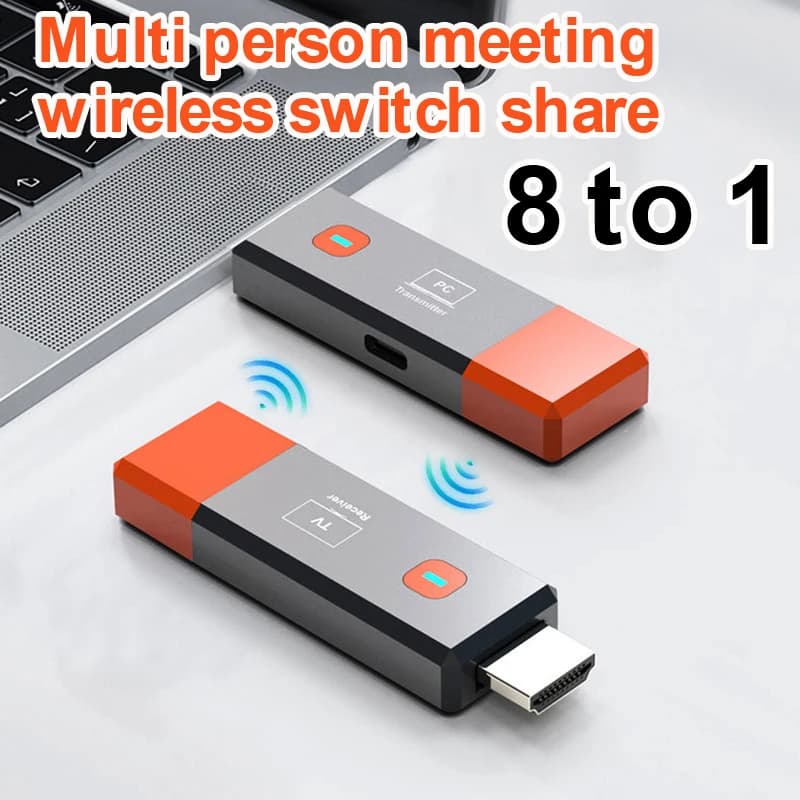 1080P 50m Trasmettitore video wireless Ricevitore Display Dongle Adattatore extender HDMI per fotocamera DVD PS4 Laptop PC per TV Proiettore