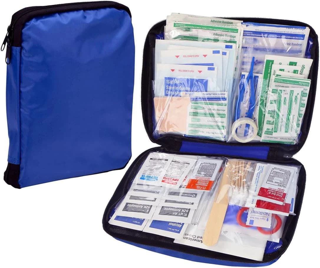 Kebon KB5029 298pcs Durable 600D Nylon Emergency Survival Gear Kit First Aid Pouch First Aid Kit Bag for Home Outdoor