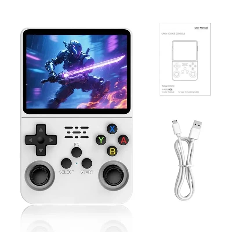 For Boy Gift R36S Retro Handheld Video Game Console ARKOS System 3.5 Inch IPS Screen Classic Portable Pocket Video Player Games