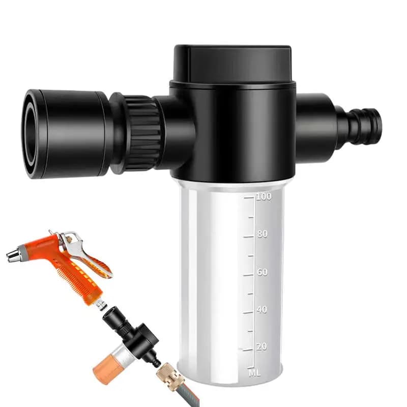100 ml high pressure self-washing watering machine 100 ml adjustable foam watering machine for precision garden hose with scale