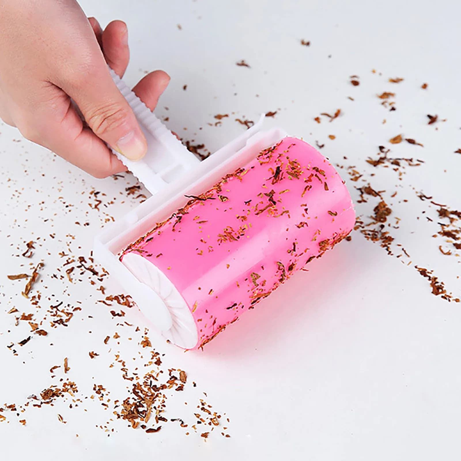 Adesivo per capelli a rullo per uso domestico Rullo lavabile portatile per vestiti Spolverino per capelli Mini spazzola per pelucchi appiccicosa pieghevole riutilizzabile lavabile